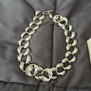 Silver chain necklace
